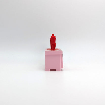 Sewing Machine 3D Printed Custom - Pink/Red - Compatible with Little People
