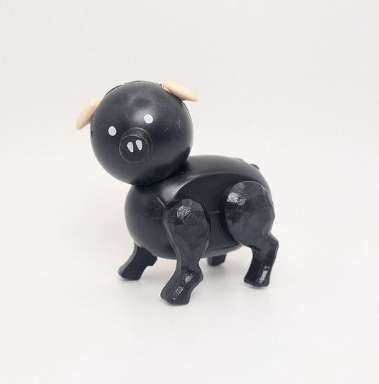 Pig Black with White Ears - Fisher Price Little People