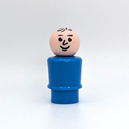Man - Blue Body | Stamped Hair - Fisher Price Little People