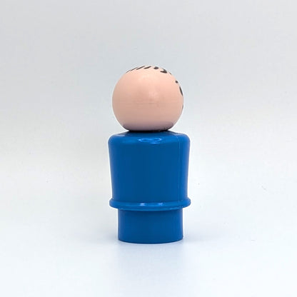 Man - Blue Body | Stamped Hair - Fisher Price Little People
