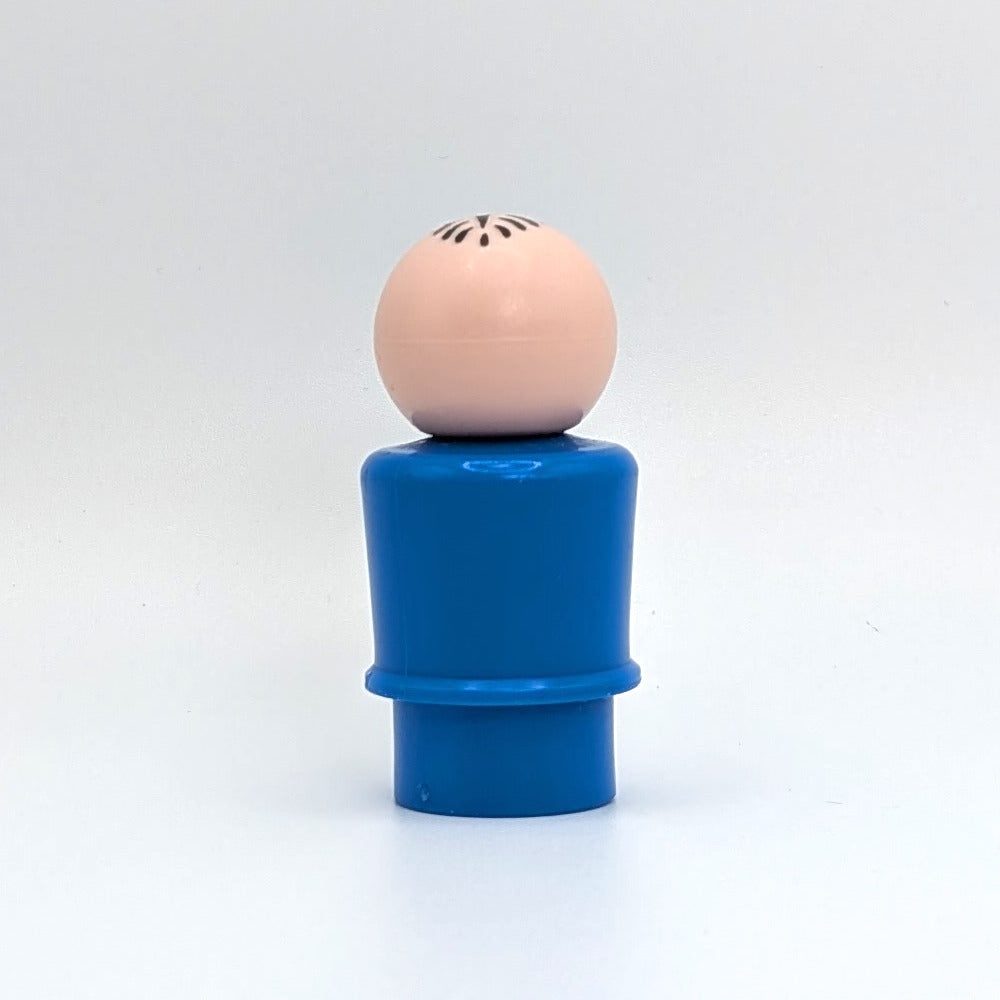 Man - Blue Body | Stamped Hair - Fisher Price Little People