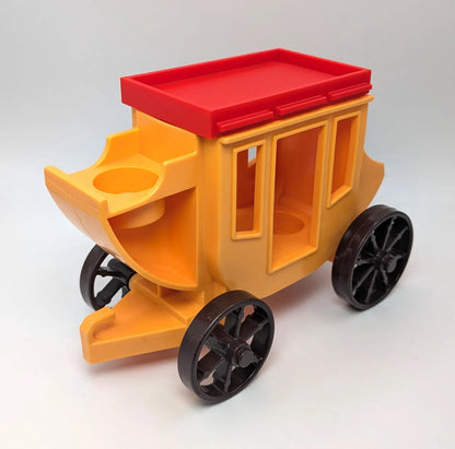 Red Stagecoach Roof 3D Printed Replica | Fisher Price Little People